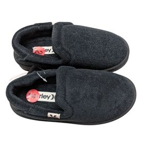 NWT Hurley Unisex Kids Charcoal Slip-On Slippers Size 2